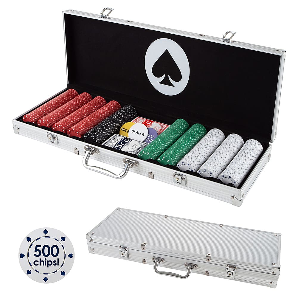 Alt View 11. Toy Time - Recreational Poker Set – 500 Chips & Case.
