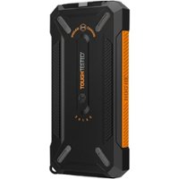 ToughTested - ROC16 16,000 mAh Portable Charger for Most USB-Enabled Devices - Black/Orange - Front_Zoom