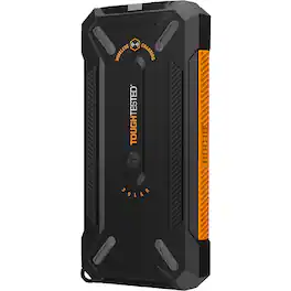 ToughTested - ROC16 16,000 mAh Portable Charger for Most USB-Enabled Devices - Black/Orange