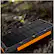 Alt View 12. ToughTested - ROC16 16,000 mAh Portable Charger for Most USB-Enabled Devices - Black/Orange.