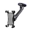 Front. ToughTested - Mammoth Mobile Windshield Mount for Mobile Phones - Black.