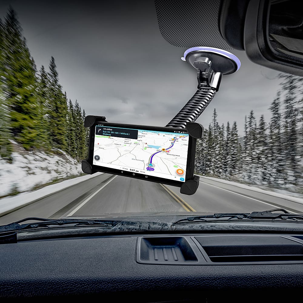 Alt View 15. ToughTested - Mammoth Mobile Windshield Mount for Mobile Phones - Black.