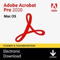Adobe - Acrobat Pro 2020 Student And Teacher Edition - Mac OS [Digital] - Front_Zoom