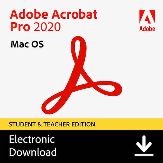 adobe acrobat pro dc student and teacher edition mac download