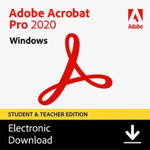 Adobe - Acrobat Pro 2020 Student And Teacher Edition - Windows [Digital]
