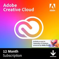 Adobe - Creative Cloud (1-Year Subscription) - Mac, Windows, iOS [Digital] - Front_Zoom