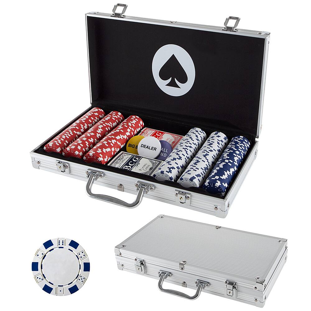 Trademark Poker - Maverick 300 Dice Style 11.5g Poker Chip Set By Toy Time