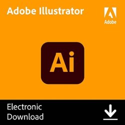 Adobe - Illustrator (1-Year Subscription) - Mac OS, Windows [Digital] - Front_Zoom