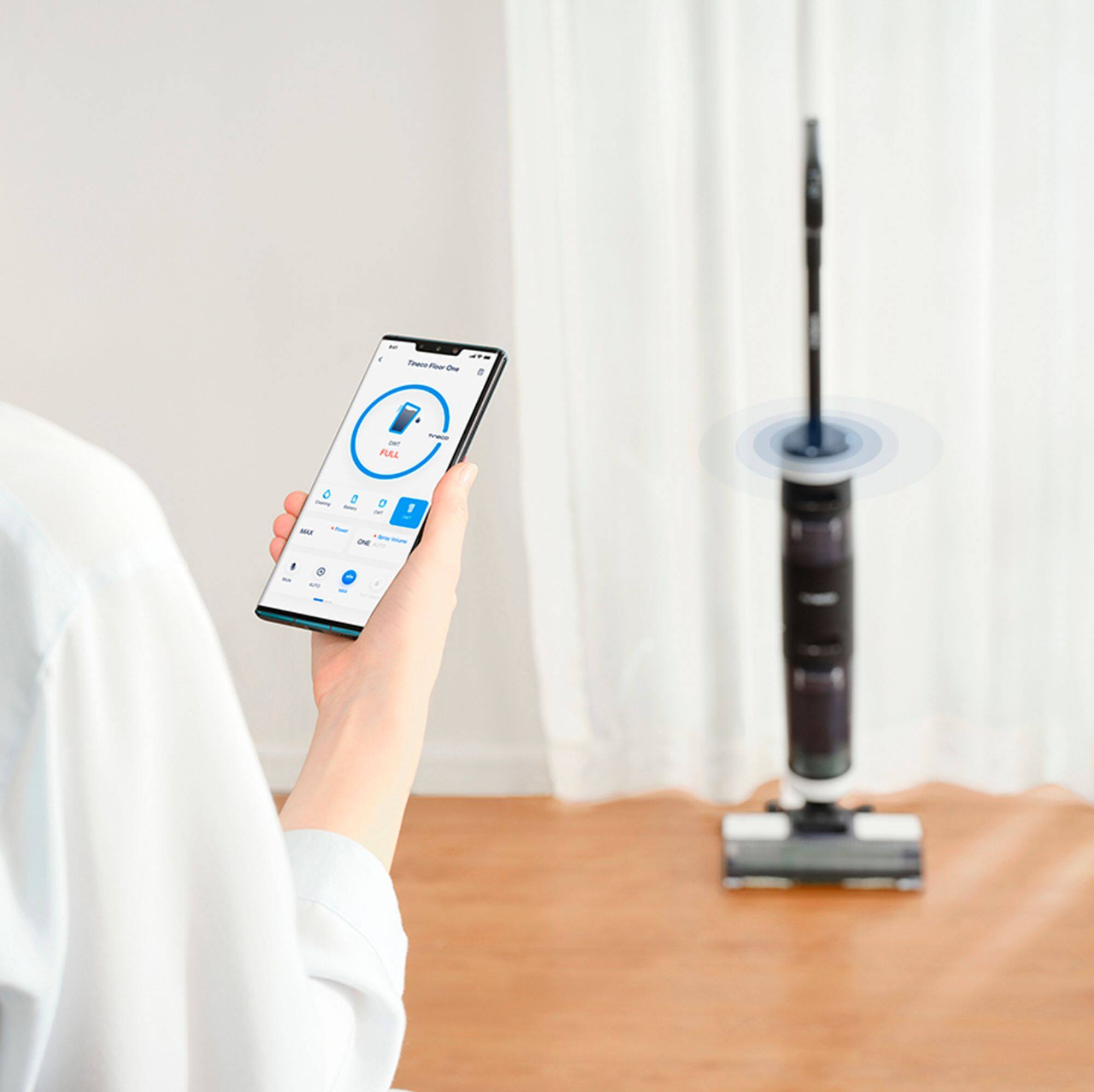 Alt View 11. Tineco - Floor One S3 Wet/Dry Hard Floor Cordless Vacuum with iLoop Smart Sensor Technology - Black.