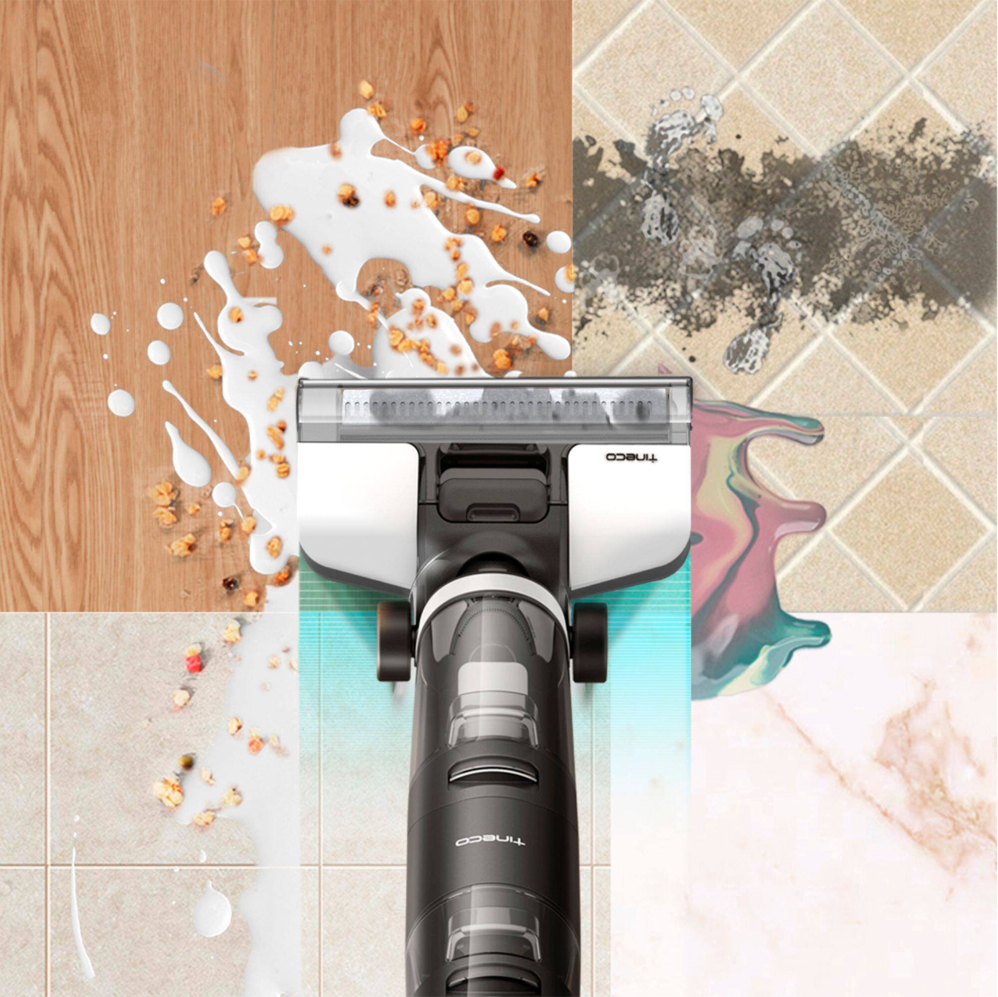 Alt View 13. Tineco - Floor One S3 Wet/Dry Hard Floor Cordless Vacuum with iLoop Smart Sensor Technology - Black.