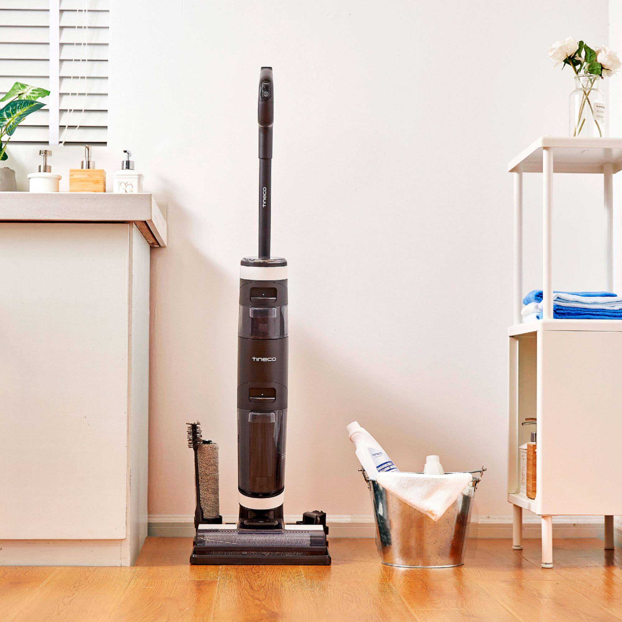 Alt View 14. Tineco - Floor One S3 Wet/Dry Hard Floor Cordless Vacuum with iLoop Smart Sensor Technology - Black.