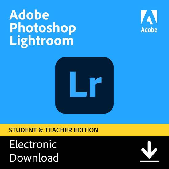 adobe photoshop lightroom student teacher edition 1tb 1 year subscription mac windows digital