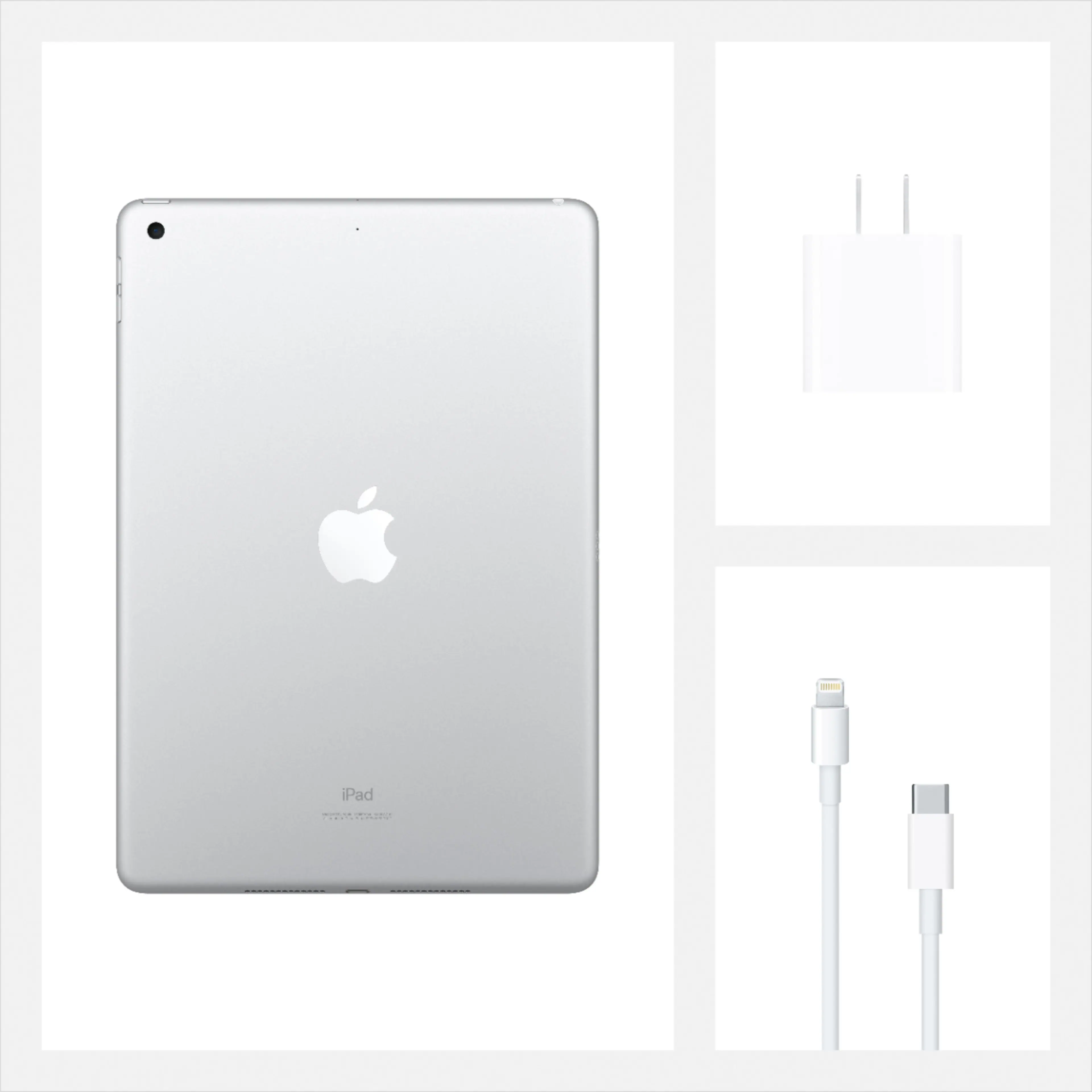 Alt View 16. Apple - Geek Squad Certified Refurbished 10.2-Inch iPad with Wi-Fi - 32GB - Silver.