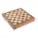 Angle. Toy Time - Classic Strategy Chess Board Game Set Inlaid Wood Magnetic Chess Board with Storage Drawer - Tan, Black.