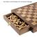 Alt View 12. Toy Time - Classic Strategy Chess Board Game Set Inlaid Wood Magnetic Chess Board with Storage Drawer - Tan, Black.