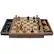 Alt View 14. Toy Time - Classic Strategy Chess Board Game Set Inlaid Wood Magnetic Chess Board with Storage Drawer - Tan, Black.