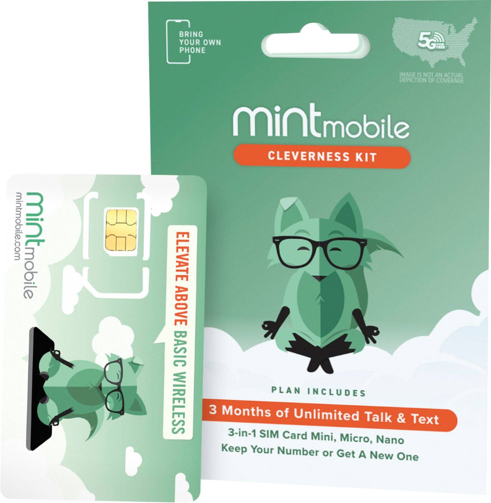 Mint Mobile Unlimited Phone Plan 6 Months Of Wireless Service MINT 