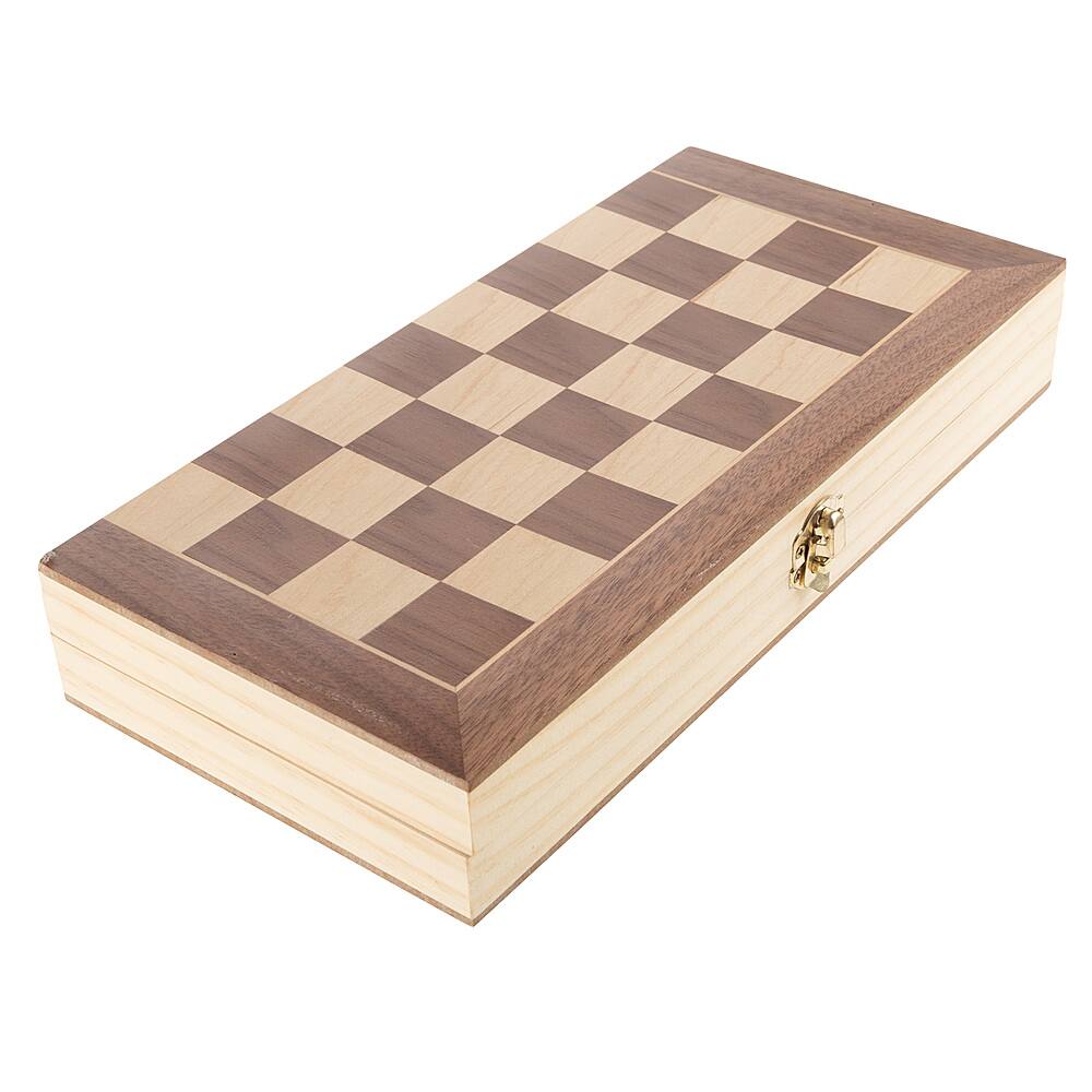 Customer Reviews: Toy Time Classic Strategy Chess Board Game Set Inlaid  Wood Magnetic Chess Board with Storage Drawer Tan, Black M350107 - Best Buy