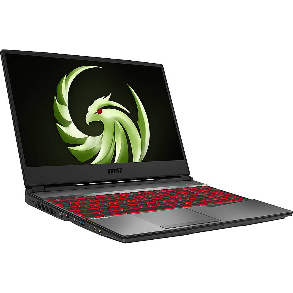 Angle View: MSI - Alpha 15 A4DEK-004 - 15.6" Gaming Notebook - AMD Ryzen 7 4800H - 16GB - AMD Radeon RX5600M - 512GB SSD