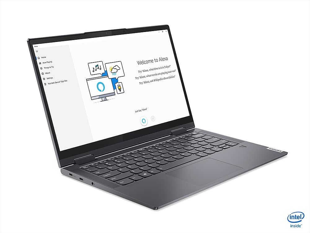 Angle. Lenovo - Yoga 7i 14 2-in-1 14" Touch-Screen Laptop - Intel Evo Platform Core i7 - 16GB Memory - 1TB SSD.
