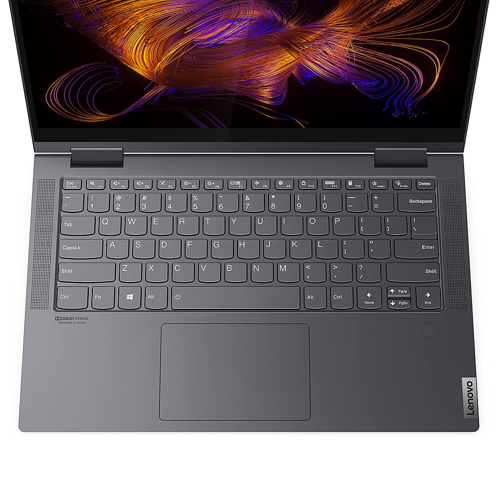 Alt View 10. Lenovo - Yoga 7i 14 2-in-1 14" Touch-Screen Laptop - Intel Evo Platform Core i7 - 16GB Memory - 1TB SSD.
