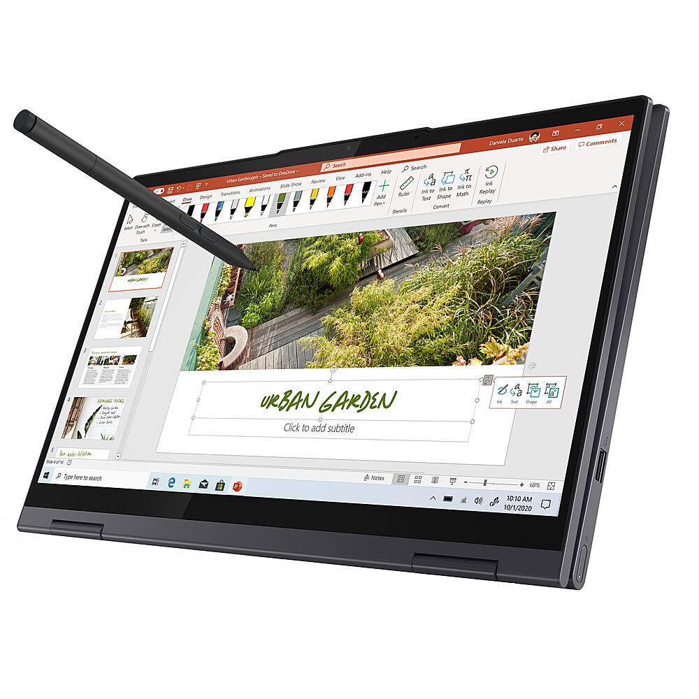 Alt View 11. Lenovo - Yoga 7i 14 2-in-1 14" Touch-Screen Laptop - Intel Evo Platform Core i7 - 16GB Memory - 1TB SSD.