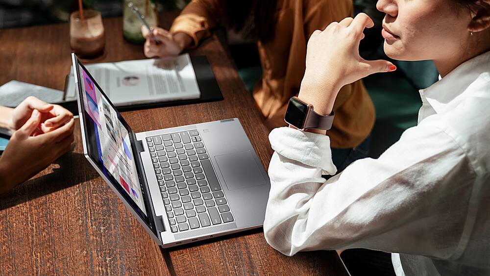 Alt View 16. Lenovo - Yoga 7i 14 2-in-1 14" Touch-Screen Laptop - Intel Evo Platform Core i7 - 16GB Memory - 1TB SSD.