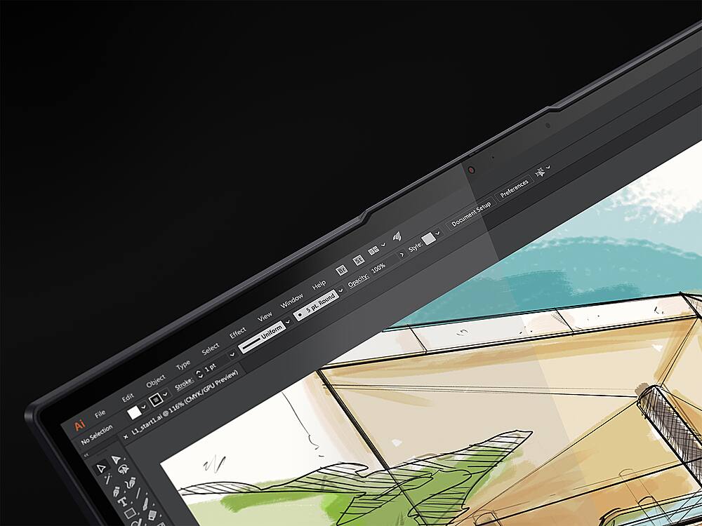 Alt View 17. Lenovo - Yoga 7i 14 2-in-1 14" Touch-Screen Laptop - Intel Evo Platform Core i7 - 16GB Memory - 1TB SSD.