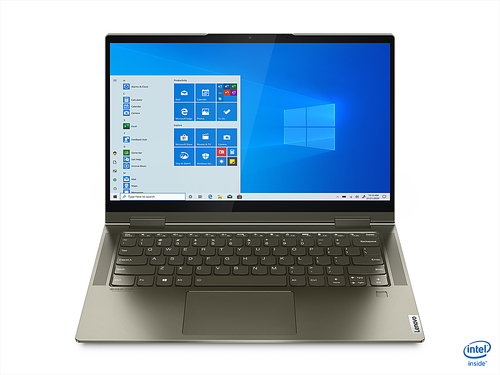 Lenovo - Yoga 7i 14 2-in-1 14" Touch-Screen Laptop - Intel Evo Platform Core i7 - 12GB Memory - 512GB SSD - Dark Moss
