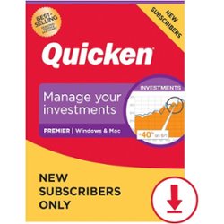 Quicken - Premier Personal Finance for New Users Only (1-Year Subscription) - Mac OS, Windows [Digital] - Front_Zoom