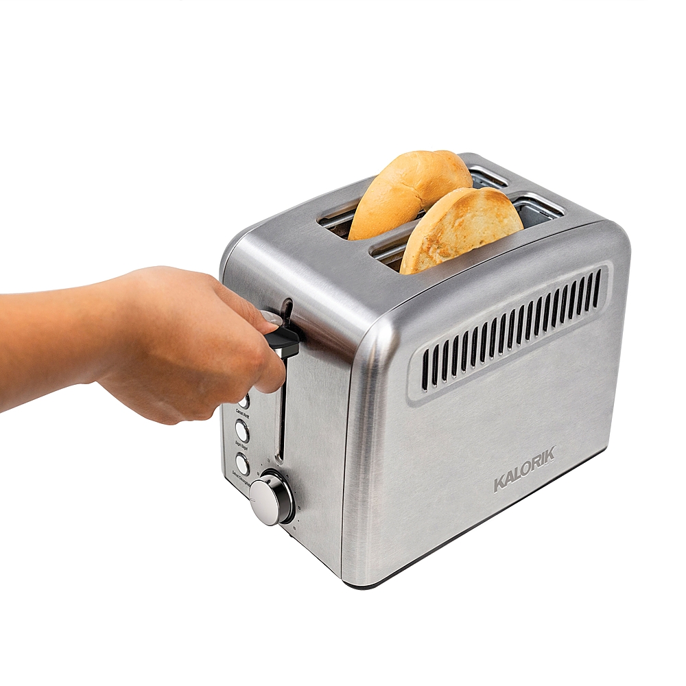 2 Slice Toaster, Stainless Steel, Digital