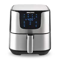 Kalorik - 6 qt. Smart Fryer Pro XL with Trivet - Stainless Steel - Front_Zoom