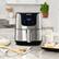 Alt View 15. Kalorik - 6 qt. Smart Fryer Pro XL with Trivet - Stainless Steel.