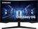 Front. Samsung - Geek Squad Certified Refurbished Odyssey G55T Series 27" LED Curved QHD FreeSync Premium QLED Monitor with HDR - Black.