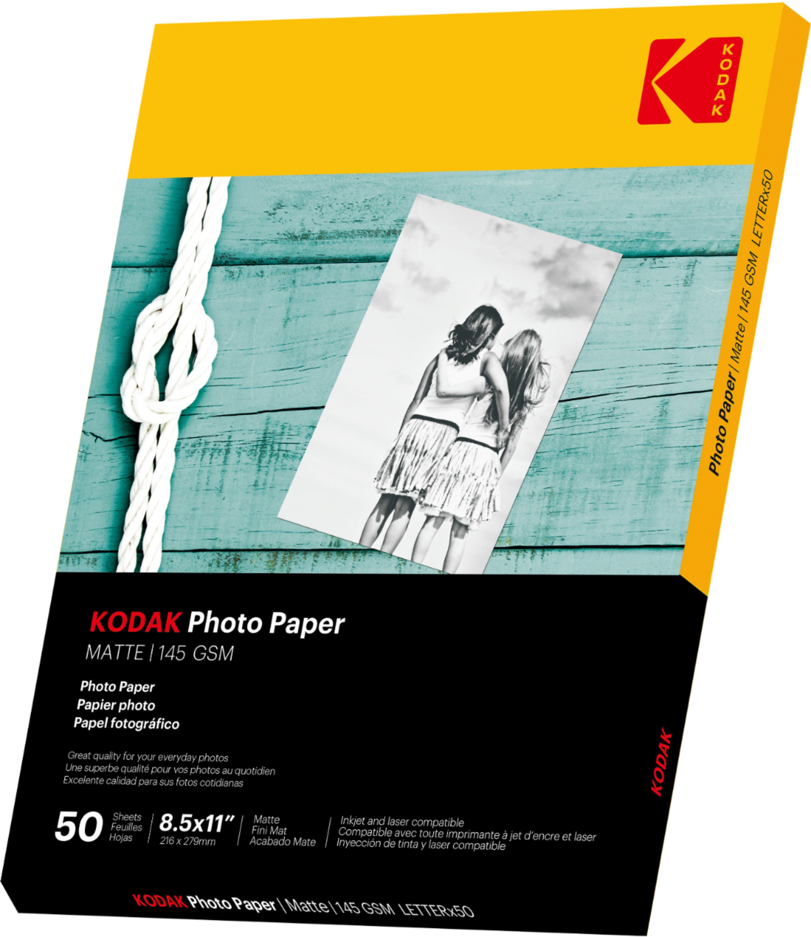 Best Buy: Kodak Matte Picture Paper 8.5x11, 100 sheets Paper White 41184