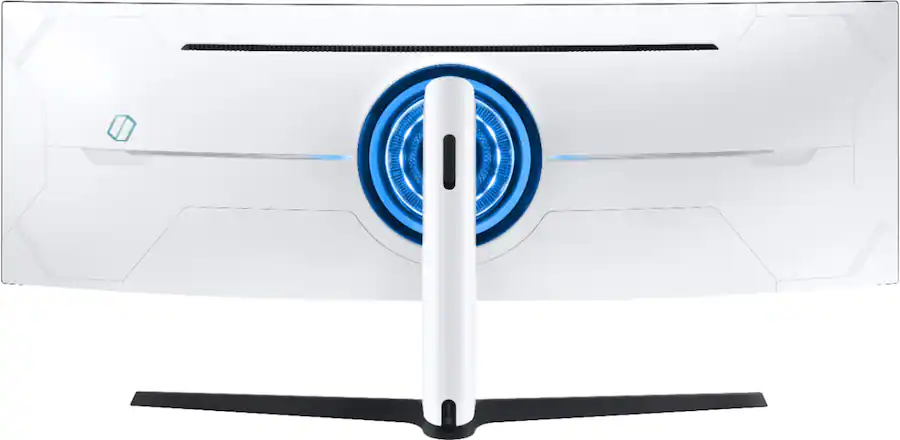 Samsung - Geek Squad Certified Refurbished Odyssey G97T Series 49" LED Curved QHD FreeSync/G-SYNC Compatible QLED Monitor with HDR - Black