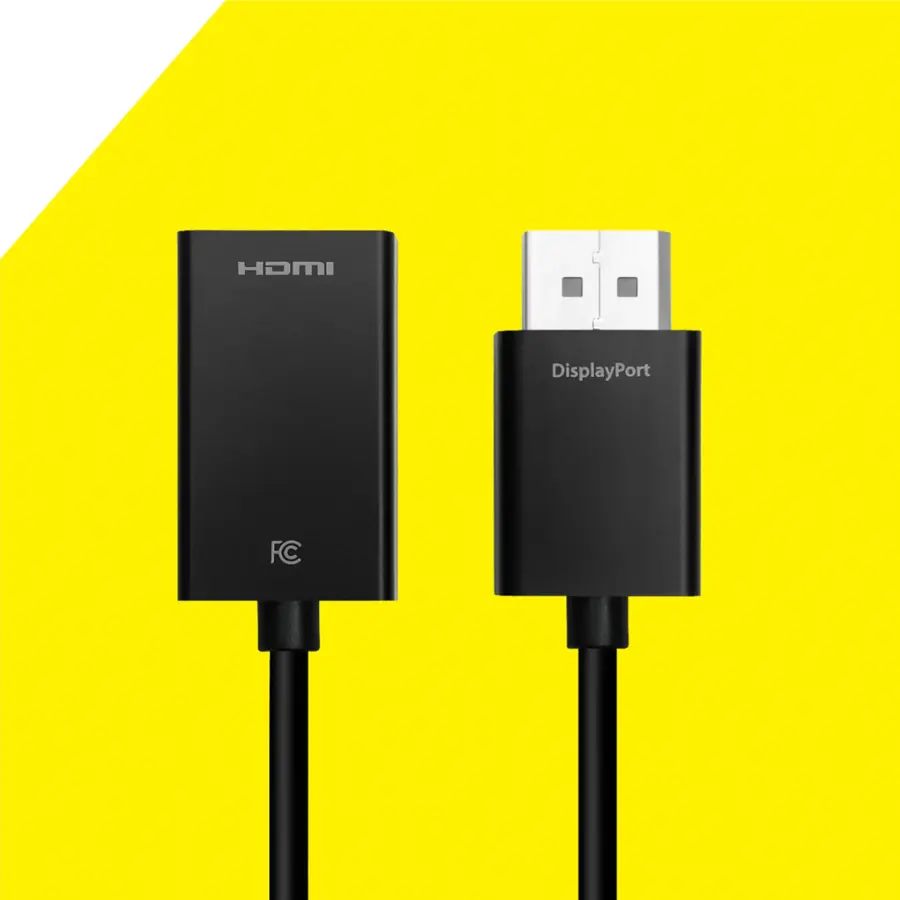 Alt View 16. Best Buy essentials™ - DisplayPort to HDMI Adapter - Black.
