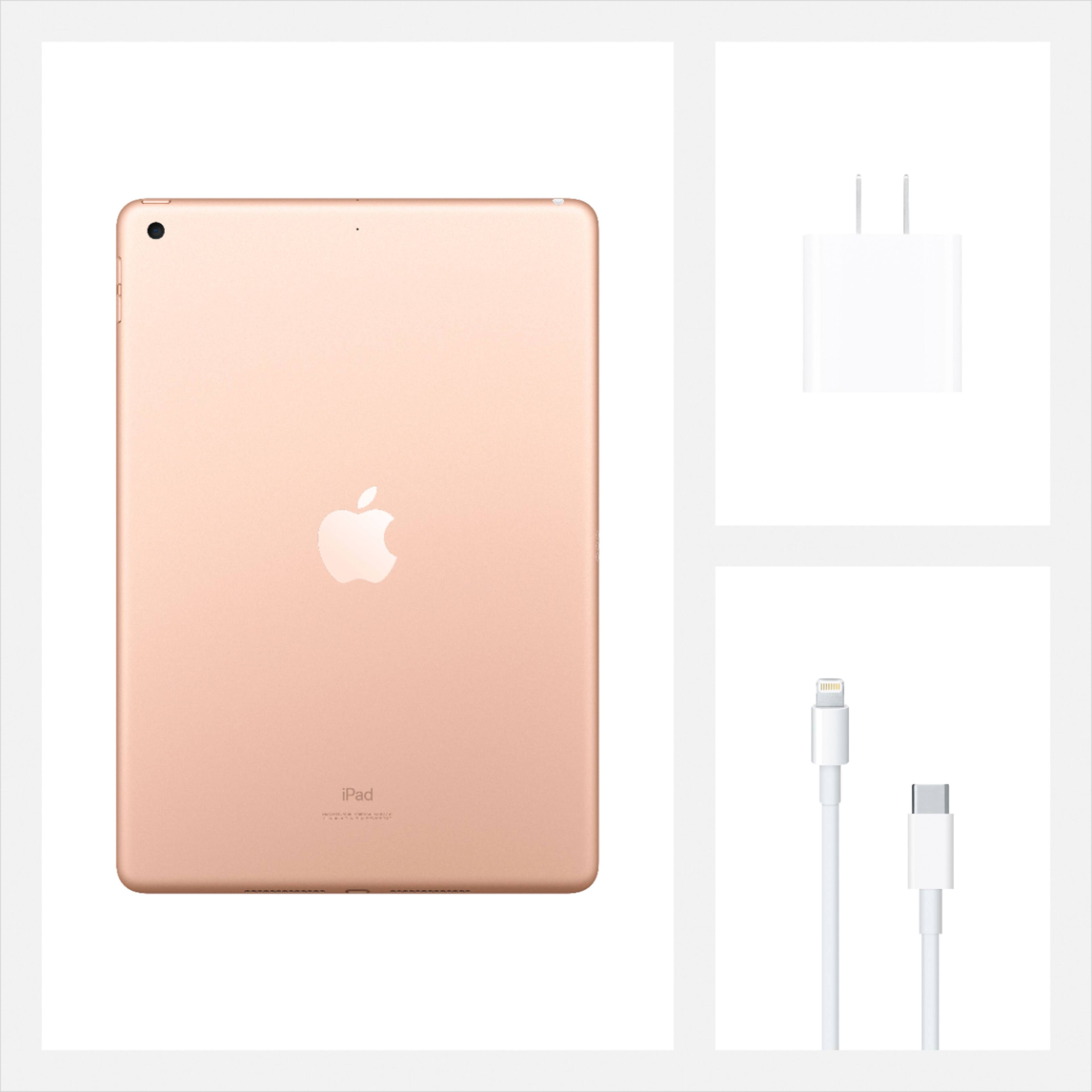 Alt View 16. Apple - Geek Squad Certified Refurbished 10.2-Inch iPad with Wi-Fi - 128GB - Gold.