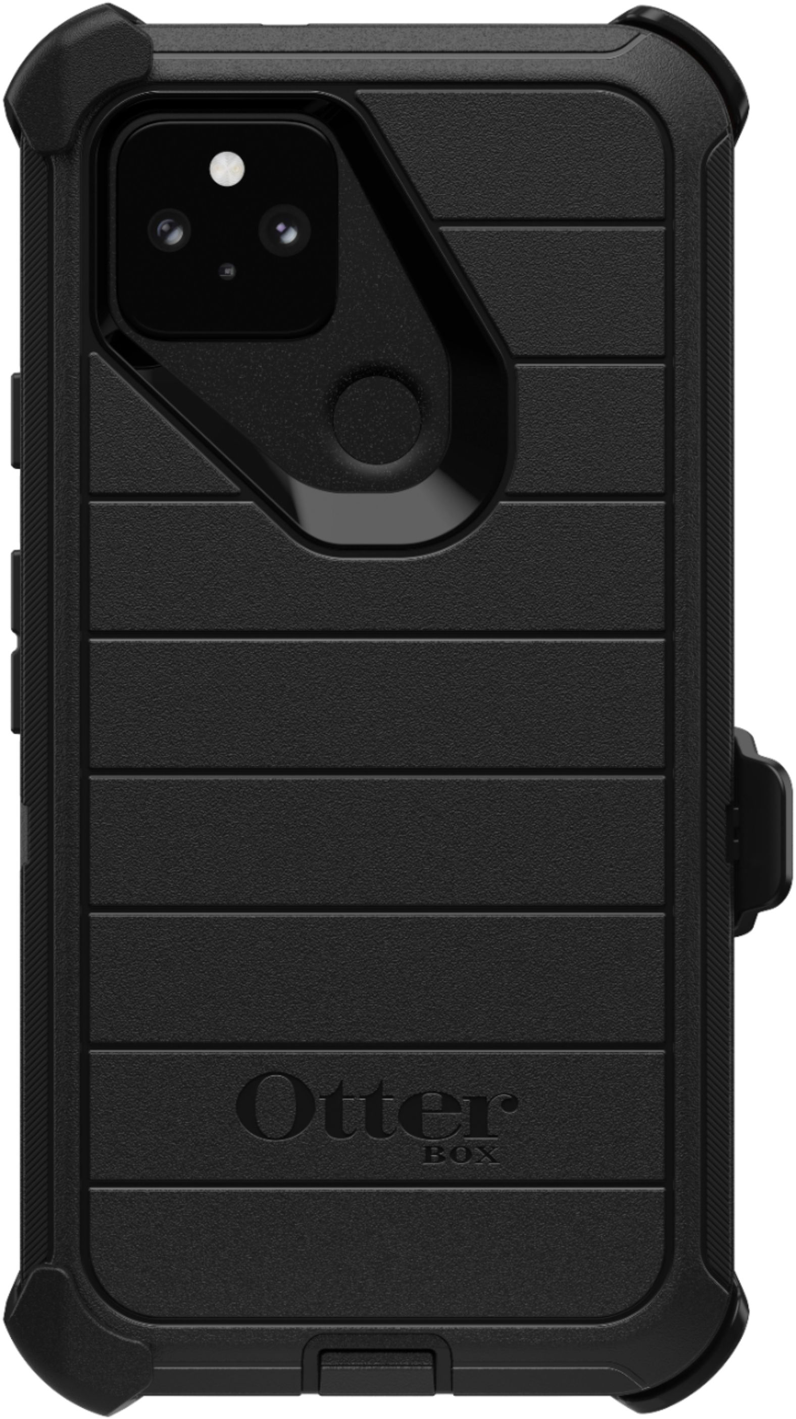 Left View: OtterBox - Strada Case for Apple iPhone 13 - Shadow Black