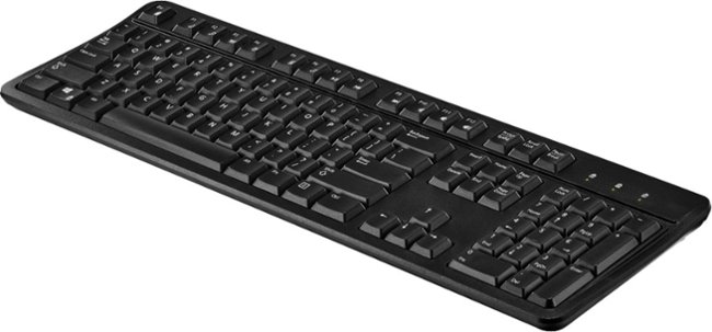 Best Buy essentials™ - Full-size Wired Membrane USB Keyboard - Black_1