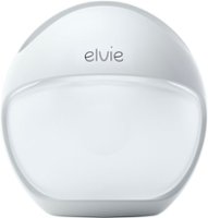 Elvie - Curve Manual, In-Bra Silicone Breast Pump (4oz/120ml) - White - Front_Zoom