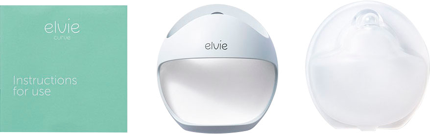 Best Buy: Elvie Curve Manual, In-Bra Silicone Breast Pump (4oz/120ml) White  EC01-01