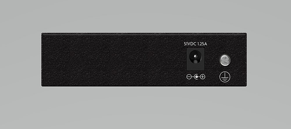 Front. Luxul - Luxul 4 Port Gb PoE+ Switch W/Uplink 58W.