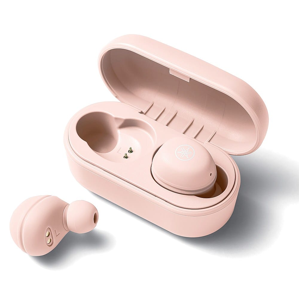 Left View: Yamaha - TW-E3A True Wireless Earbuds - Pink