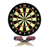 Trademark Games - Dart Game Set with 6 Darts & Board - Black, Red - Alt_View_Zoom_11