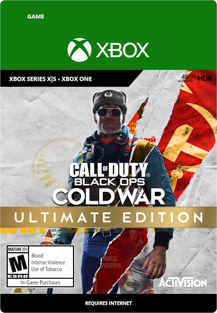 call of duty cold war xbox one ultimate edition