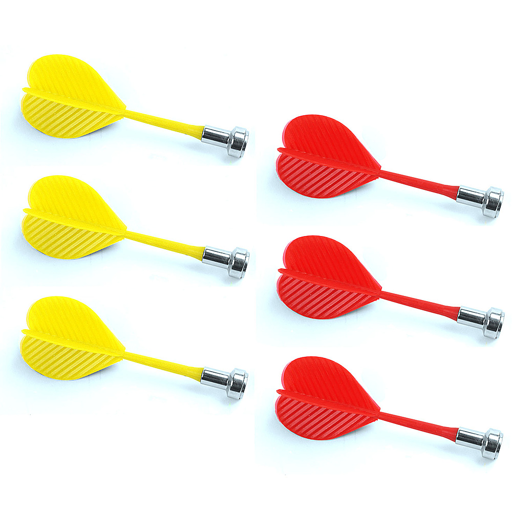 Magnetic Darts 12 Packs, Replacement Dart Game Safety Plastic Darts, Red  Yellow Green and Blue