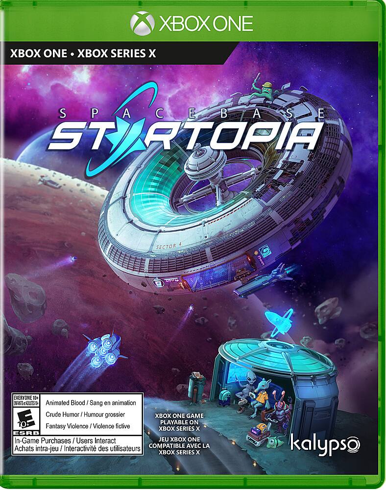 Front. Kalypso - Spacebase Startopia. - E10+ (Everyone 10+)