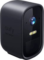 eufy Security eufyCam 2C Skin (2-Pack) - Protective Silicone Casing for eufyCam 2C - Black - Front_Zoom