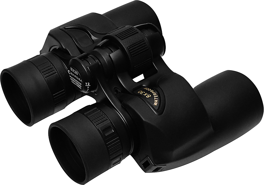 Left View: Barska - 8x30mm Waterproof Crossover Binoculars